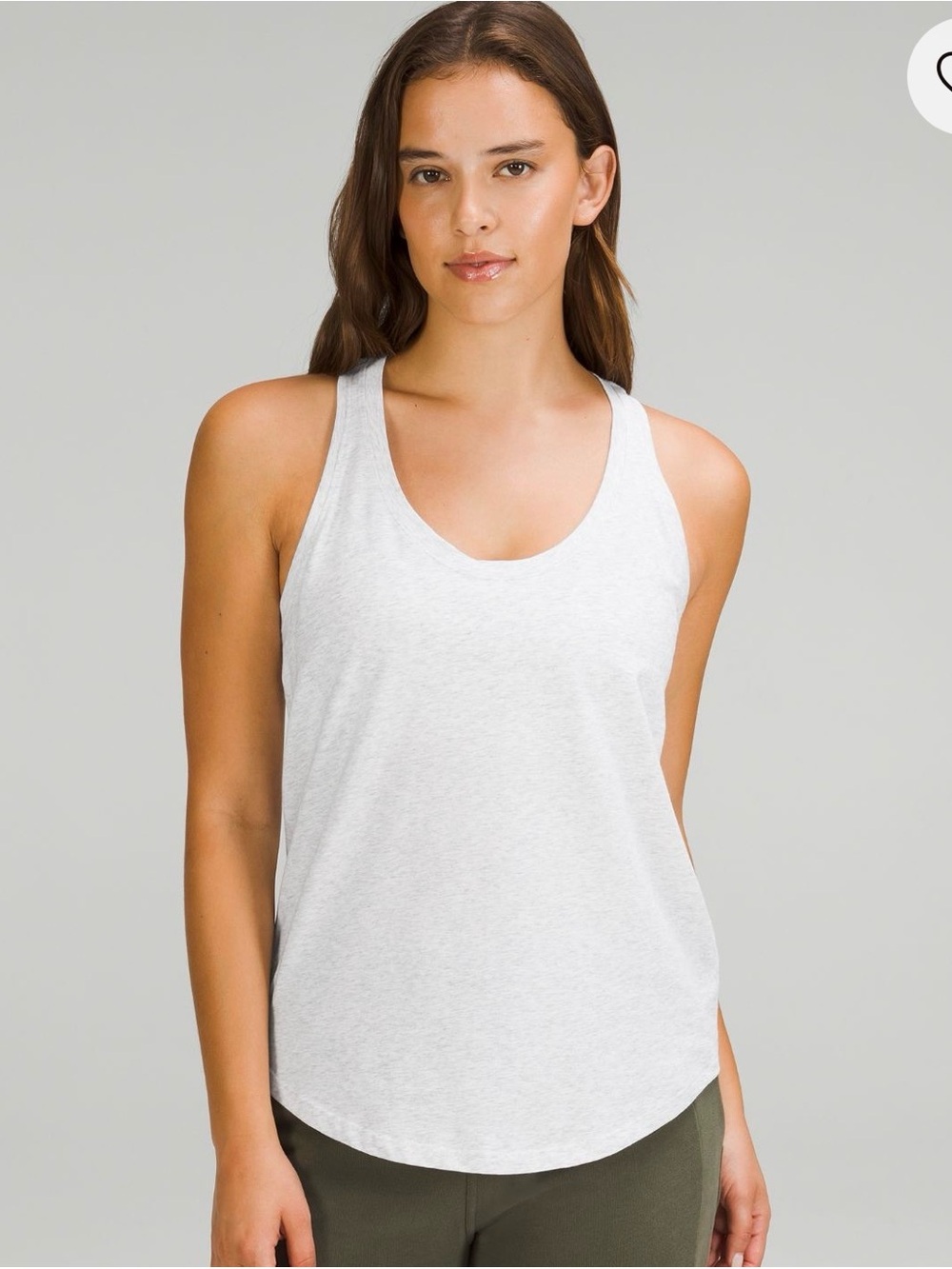 Lululemon Women's Love Scoop Neck Tank Top -  Heather gray